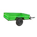 Przyczepka jednoosiowa do ciągnika jednoosiowego PT2000 4FARMER | Traktor.com.pl