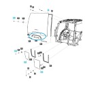 Kabinenglasdichtung / unten / TRG863 / LS Traktor / Nr. 40340770