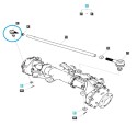 Rotule de direction / 120 mm / Gauche / LS MT3.40 / MT357 / G610 / A1610035 / N° 40425610