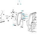 Türscharnier-Montageplatte / TRG862 / LS Traktor / Nr. 40402294