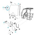 Mocowanie przedniej szyby kabiny  / TRG863 / LS Tractor / nr 40360801 | Traktor.com.pl