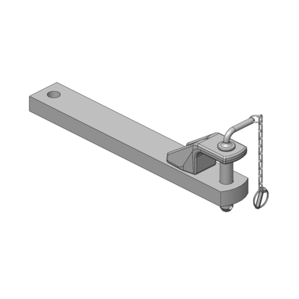 Upper hitch drawbar for LS XU6168 Scharmueller