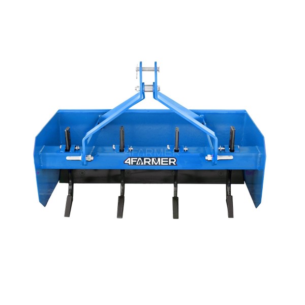 Grader, leveler for tractor 4BS 123 cm 4FARMER (blue)