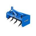 Grejdr, srovnávač pro traktor 4BS 123 cm 4FARMER (modrý)