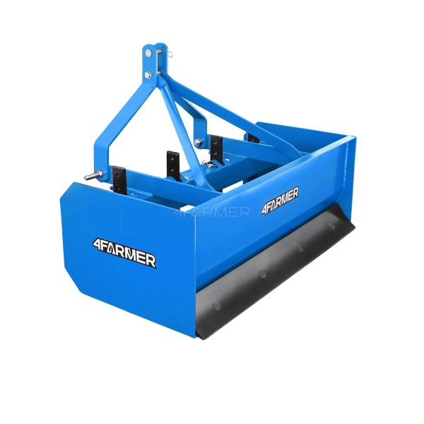 Grader, Planierer für 4BS 123 cm 4FARMER Traktor (blau)