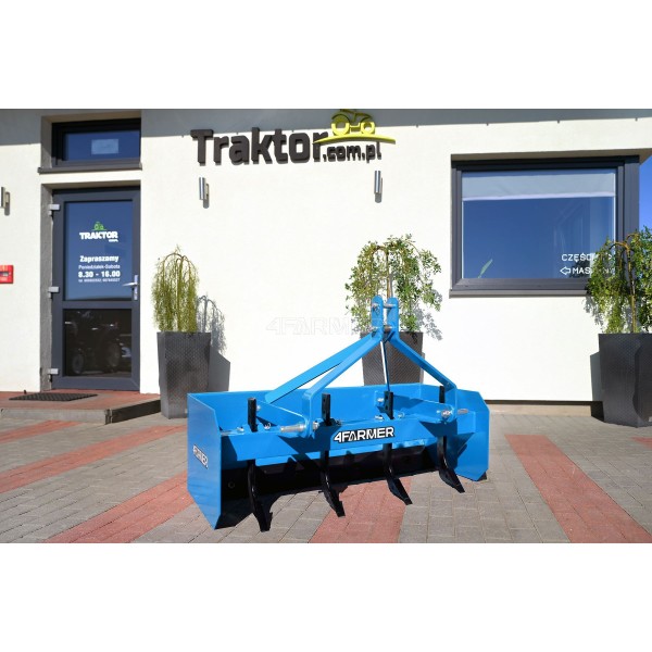 Niveladora, niveladora para tractor 4BS 123 cm 4FARMER (azul)