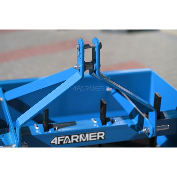 Grader, Planierer für 4BS 123 cm 4FARMER Traktor (blau)