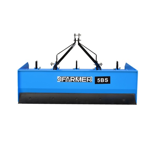 Grejdr, srovnávač za traktor 5BS 153 cm 4FARMER (modrý)