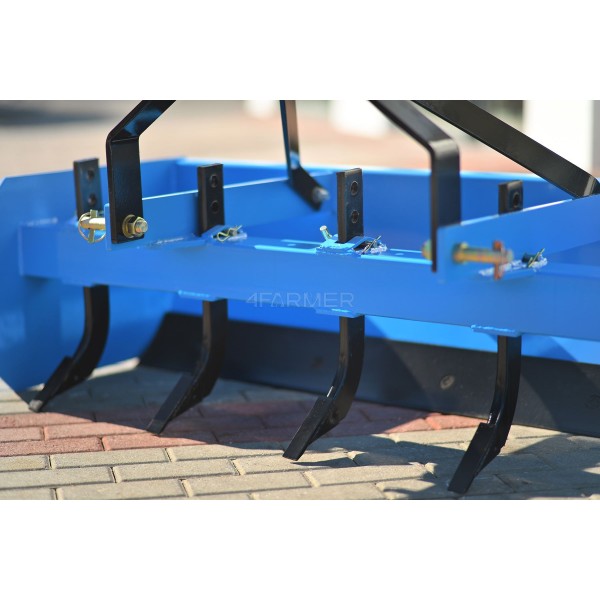 Grader, leveler for tractor 5BS 153 cm 4FARMER (blue)