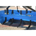Niveleuse, niveleuse pour tracteur 5BS 153 cm 4FARMER (bleu)