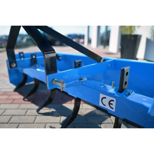 Grejdr, srovnávač za traktor 5BS 153 cm 4FARMER (modrý)