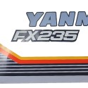 Yanmar FX235 stickers