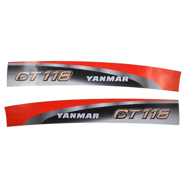 Nálepky, Yanmar CT118
