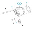 Hydraulic Power Steering Pump / 10/CCW / MT3 / TRG360 / LS Tractor / No. 40413113