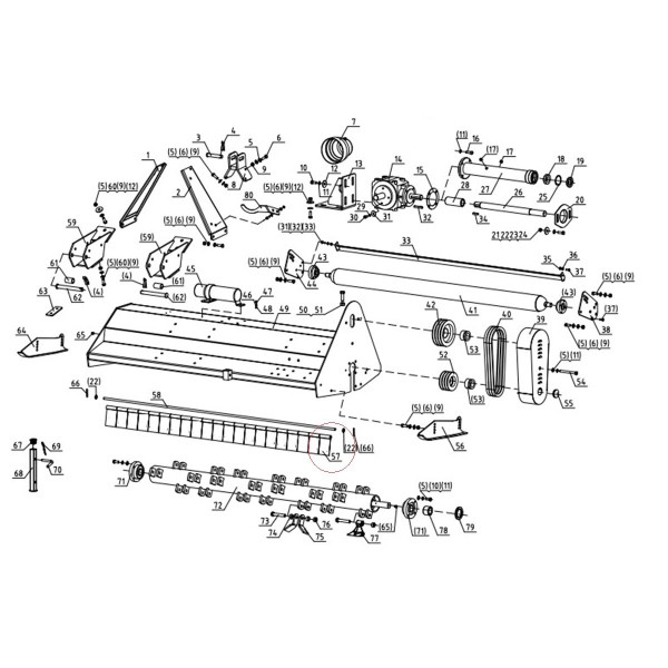 Feuille de couverture de sécurité, 80 mm, 125 mm, EFG 4FARMER, EFGC-K, EFGC-KH, 4FARMER