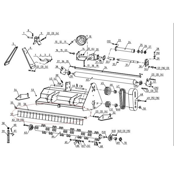 Tyč, ochranné kryty, 12 mm, 1090 mm, EFG 105, EFGC-K 105, EFGC-KH 105