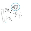 Compresor de aire acondicionado TRG865 / LS Tractor / 40440985