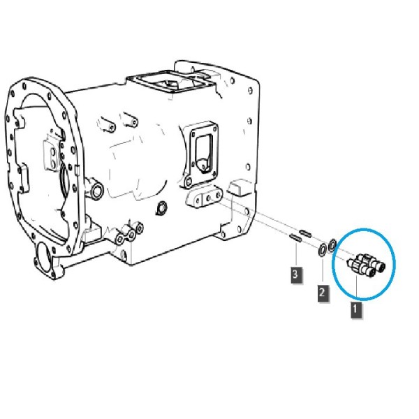 Przełącznik zmiany zakresu skrzyni biegów TRG750 / 40457204 | Traktor.com.pl