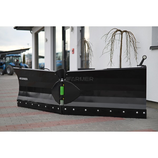 Šípový snežný pluh SPV-260 / 260 cm, hydraulický (TUZ) 4FARMER