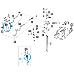 Wkład filtra ciśnieniowego - hydraulicznego A1823586 / TRG823 / LS Tractor / 40162126
