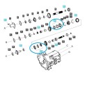 Bague conique de synchronisation d'engrenages, double TRG281 / Tracteur LS / 40296119