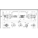 Zapfwelle 030B - 100cm / bis 30 PS - 15z Verriegelung - 6z Standard