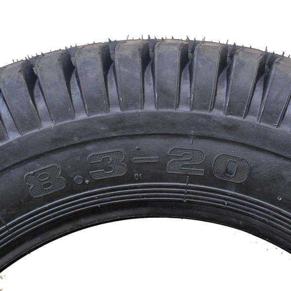 Agricultural tire, 8.3-20, 8.3x20, 8.30x20, 8PR, GRASS, turf