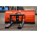 Quitanieves recto, 150 cm, hidráulico, para carretilla elevadora 4FARMER