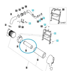 Luftfiltereinsatz TRG190 / Ls Traktor / 40541565