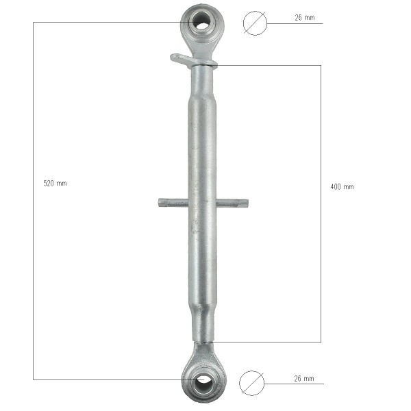 Tensor, Cat II, M27, 520 mm, 760 mm, Conector central, Ursus C-360, Ursus C360