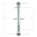 Turnbuckle, Cat I, M27, 430mm, 640mm, Central Link