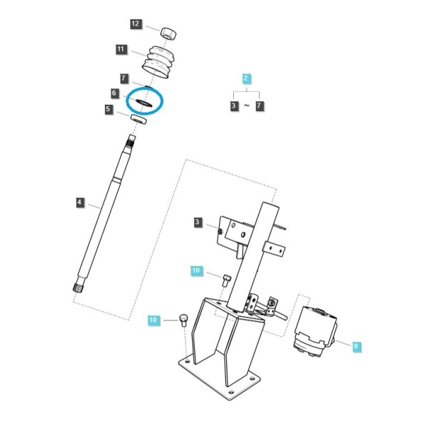 Seegerov krúžok D37 / LS Tractor / S811037001 / č. 40029293