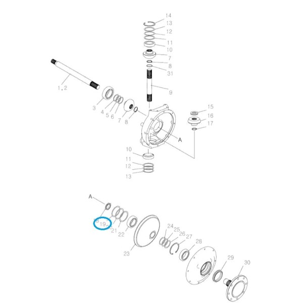 Entretoise 99 x 84 x 0,15 mm / LS PLUS70 / LS PLUS80 / LS PLUS90 / LS PLUS100 / TRG400 / 40031624