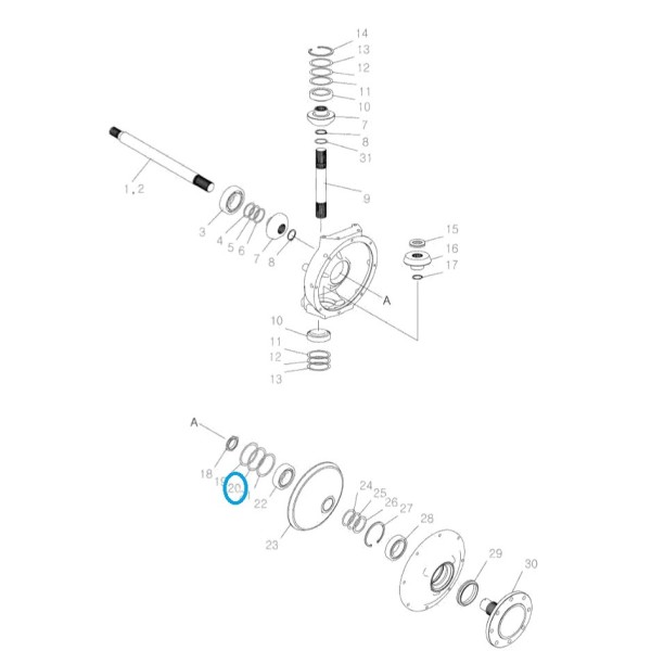 Abstandhalter 99 x 84 x 0,20 mm / LS PLUS70 / LS PLUS80 / LS PLUS90 / LS PLUS100 / TRG400 / 40031625