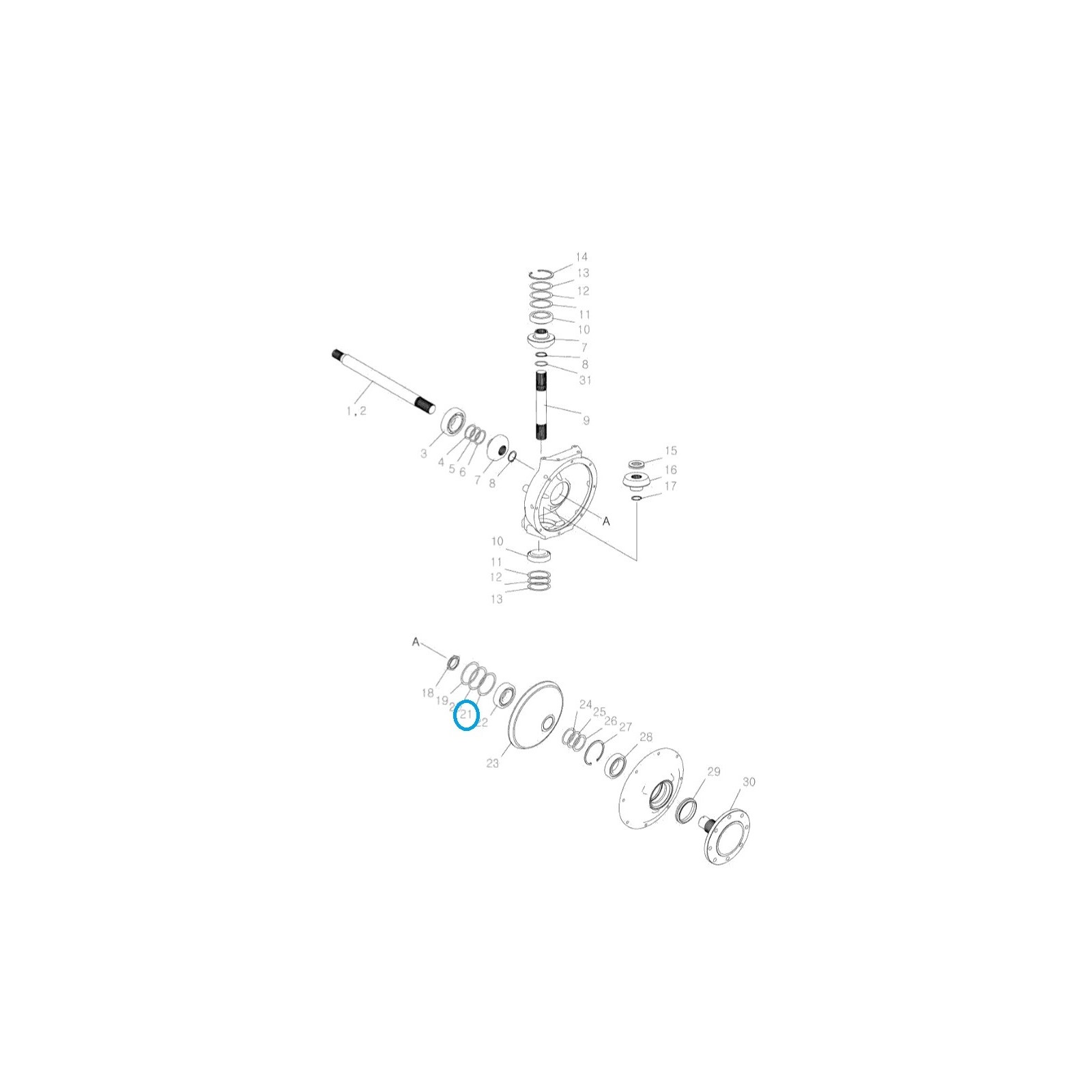 Entretoise 99 x 84 x 0,50 mm / LS PLUS70 / LS PLUS80 / LS PLUS90 / LS PLUS100 / TRG400 / 40031626