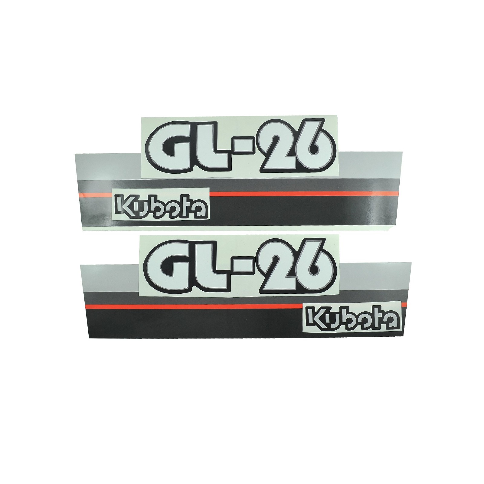 Nálepky Kubota GL26, Kubota GL 26
