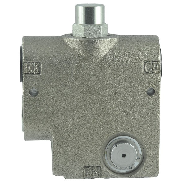 Durchflussregler 1/2", 60 l/min, Dreiwege-Durchflussregler, Hydraulikventil, Geschwindigkeitsregler