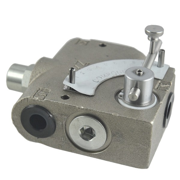 Durchflussregler 1/2", 60 l/min, Dreiwege-Durchflussregler, Hydraulikventil, Geschwindigkeitsregler