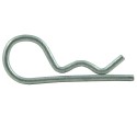 Goupille fendue à ressort, 3 x 61 mm, DIN11024E, 61x3, 61 x 3, 3x61