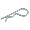 Spring cotter pin, 3 x 61 mm, DIN11024E, 61x3, 61 x 3, 3x61