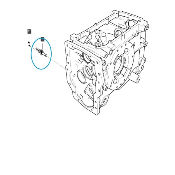 Vehicle speed sensor 2-channel 12V / TRG750 / MT5.68, MT5.73, XP8084, XP8094, XP8101, XP7.101 / 40327793