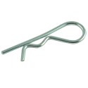 Pasador de chaveta elástica, 2 x 50 mm, DIN11024E, 2x50, 50 x 2, 50x2