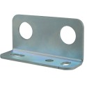 Platine, Hydraulikbuchsenmontage, 100 x 50 mm, 2 Buchsen, M22
