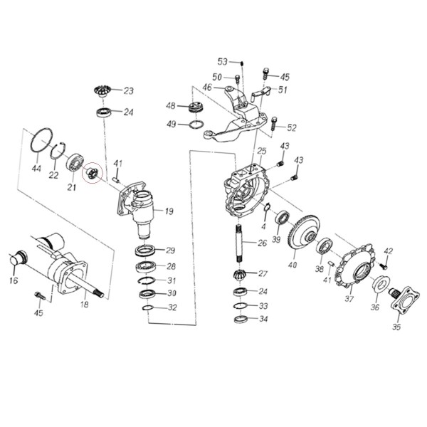 Reťazové koleso, 11T, 22T, Iseki, TM3185, TM3187, 1776-434-003-00