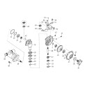 Pignon, 1776-434-004-00, 15T, 22T, Iseki, TM3185, TM3187