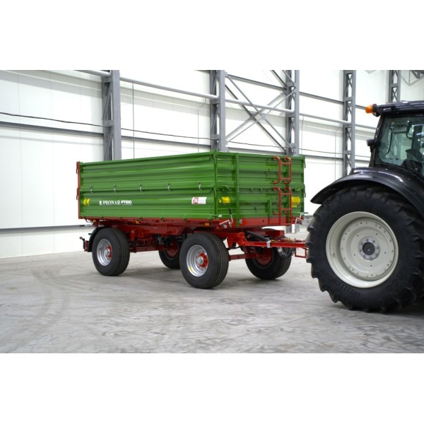 Two-axle agricultural trailer 10T with a tipper PT610 Pronar