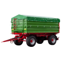 Remolque agrícola de dos ejes 12T con volquete PT612L Pronar