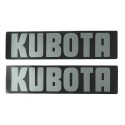 Autocollants Kubota B7000, Ensemble d'autocollants, Ensemble d'autocollants