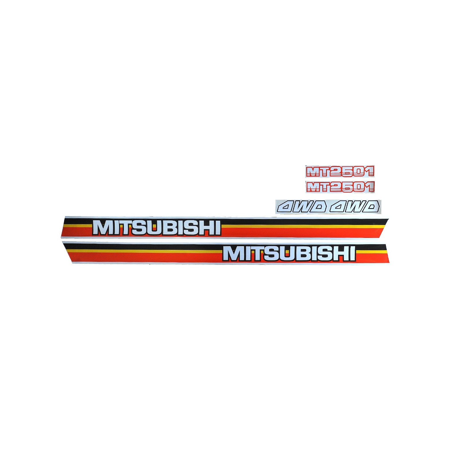 Mitsubishi-Aufkleber, Mitsubishi MT2501, MT2501, MT 2501