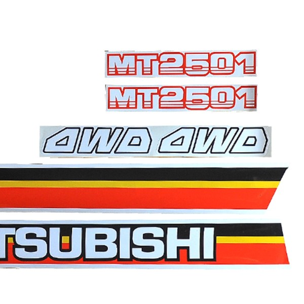 Mitsubishi-Aufkleber, Mitsubishi MT2501, MT2501, MT 2501
